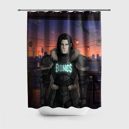Шторка для ванной Bones в аниме / 3D-принт – фото 1