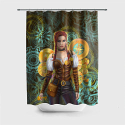 Шторка для ванной Стимпанк приключения