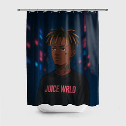 Шторка для ванной Juice WRLD - Неоновый аниме арт