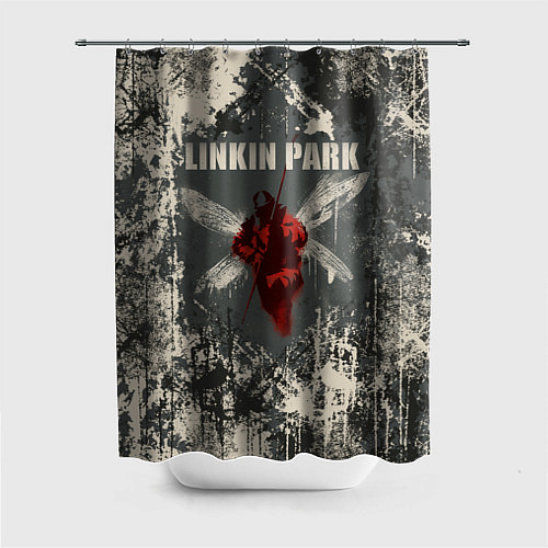 Шторка для ванной Linkin Park - Hybrid Theory / 3D-принт – фото 1