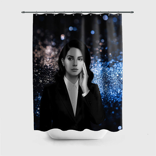 Шторка для ванной Lana Del Rey в костюме / 3D-принт – фото 1