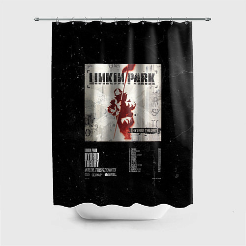 Шторка для ванной Linkin Park, Hybrid Theory / 3D-принт – фото 1