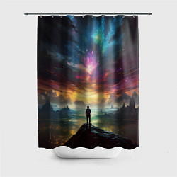 Шторка для ванной Shocking the cosmos