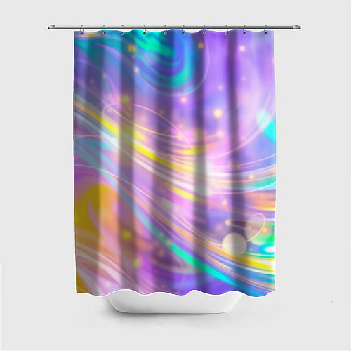 Шторка для ванной Волшебный мистический космос / 3D-принт – фото 1