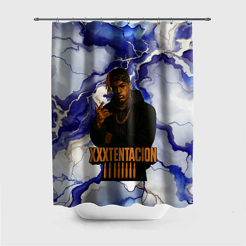 Шторка для ванной XXXTentacion gangster / 3D-принт – фото 1