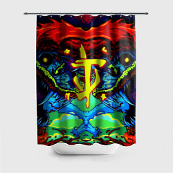 Шторка для ванной Doom hyper monster