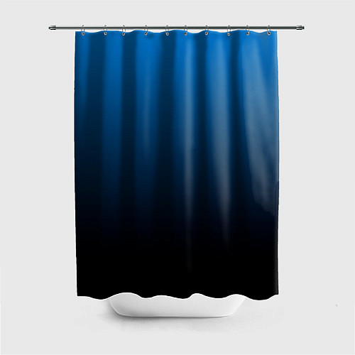 Шторка для ванной Blue gradient / 3D-принт – фото 1