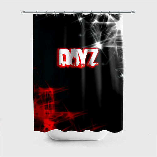 Шторка для ванной Dayz световые краски / 3D-принт – фото 1