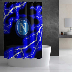 Шторка для душа Napoli blue storm, цвет: 3D-принт — фото 2