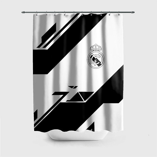 Шторка для ванной Real Madrid geometry / 3D-принт – фото 1