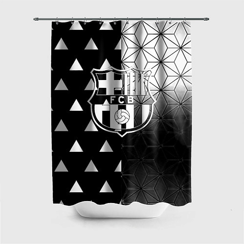 Шторка для ванной Barcelona geometry black / 3D-принт – фото 1