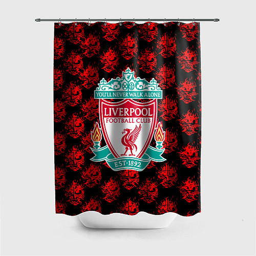 Шторка для ванной Liverpool samurai / 3D-принт – фото 1