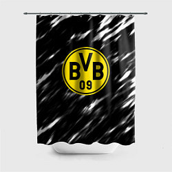 Шторка для ванной Borussia штрихи красок текстура