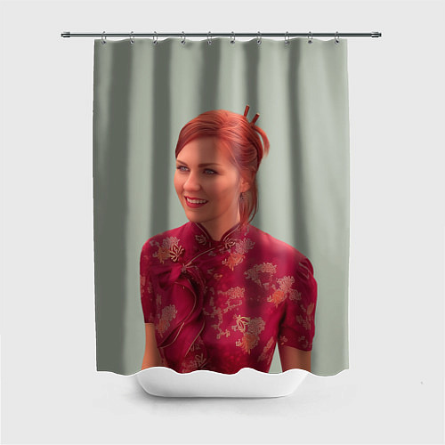 Шторка для ванной Мэри Джейн Kirsten Dunst / 3D-принт – фото 1