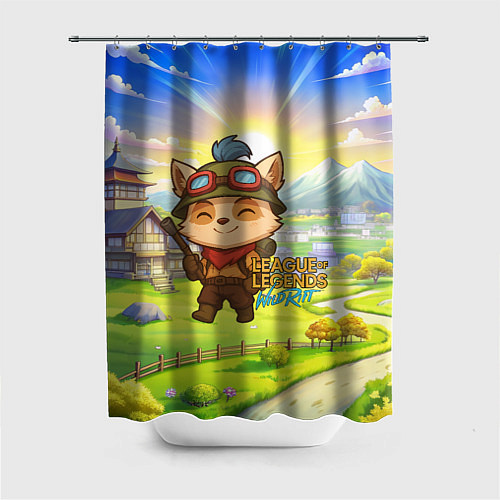 Шторка для ванной League of legends Тимо / 3D-принт – фото 1