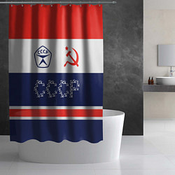 Шторка для душа Советский союз - СССР, цвет: 3D-принт — фото 2