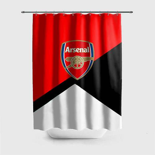 Шторка для ванной Arsenal geometry sport / 3D-принт – фото 1