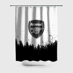 Шторка для ванной Arsenal черный лес