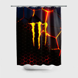 Шторка для ванной Monster energy броня краски