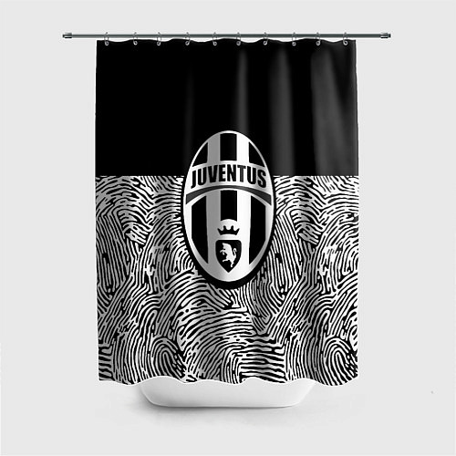 Шторка для ванной Juventus отпечатки текстура / 3D-принт – фото 1