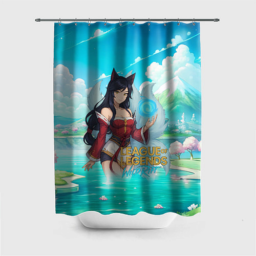 Шторка для ванной Ahri League of Legends / 3D-принт – фото 1