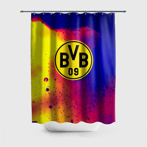 Шторка для ванной Borussia космические краски / 3D-принт – фото 1