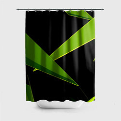Шторка для душа Geometric neon, цвет: 3D-принт