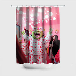 Шторка для ванной Шрек пижамная вечеринка