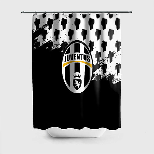 Шторка для ванной Juventus logo краски / 3D-принт – фото 1