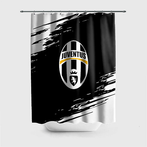 Шторка для ванной Juventus краски штрихи текстура / 3D-принт – фото 1