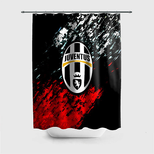 Шторка для ванной Juventus краски штрихи текстура / 3D-принт – фото 1