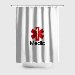 Шторка для ванной Медик