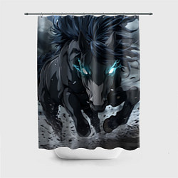 Шторка для ванной Мощный конь