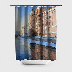 Шторка для ванной Зимний Санкт-Петербург