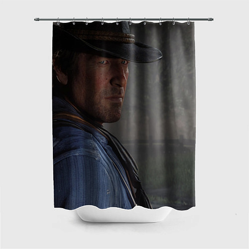 Шторка для ванной Артур Морган / 3D-принт – фото 1