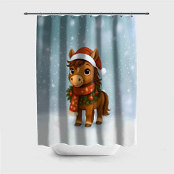 Шторка для ванной Милый конек