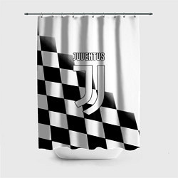 Шторка для ванной Ювентус клетка краски