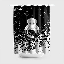 Шторка для ванной Реал Мадрид краски текстура