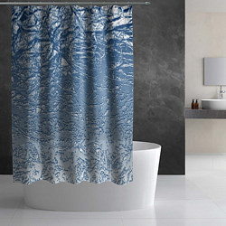 Шторка для душа Налипший снег, цвет: 3D-принт — фото 2