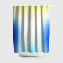 Шторка для ванной Color yellow blue white