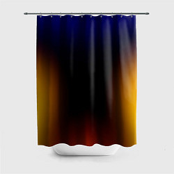 Шторка для ванной Color black red blue