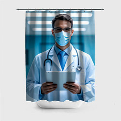 Шторка для ванной Медицинский специалист