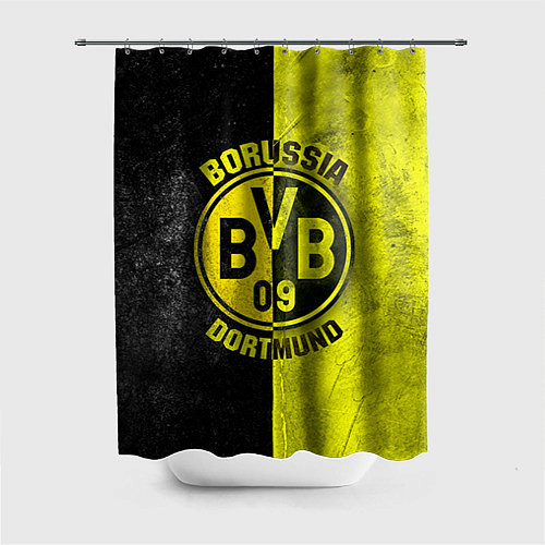 Шторка для ванной Borussia Dortmund / 3D-принт – фото 1