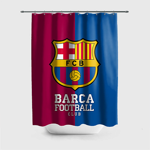 Шторка для ванной Barca Football / 3D-принт – фото 1