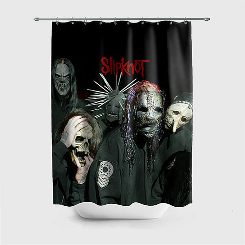 Шторка для ванной Slipknot / 3D-принт – фото 1