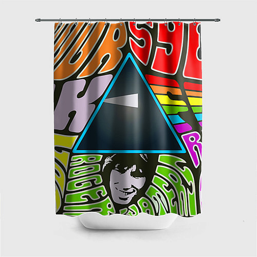 Шторка для ванной Pink Floyd / 3D-принт – фото 1