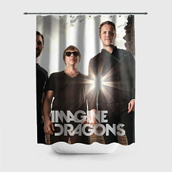 Шторка для душа Imagine Dragons, цвет: 3D-принт
