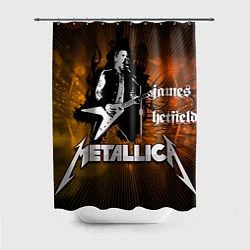 Шторка для душа Metallica: James Hetfield, цвет: 3D-принт