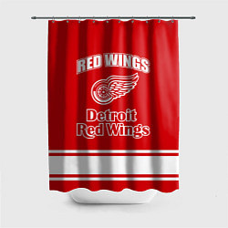 Шторка для душа Detroit red wings, цвет: 3D-принт