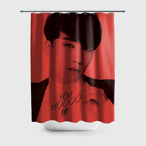 Шторка для ванной Big bang: You Hoooo / 3D-принт – фото 1